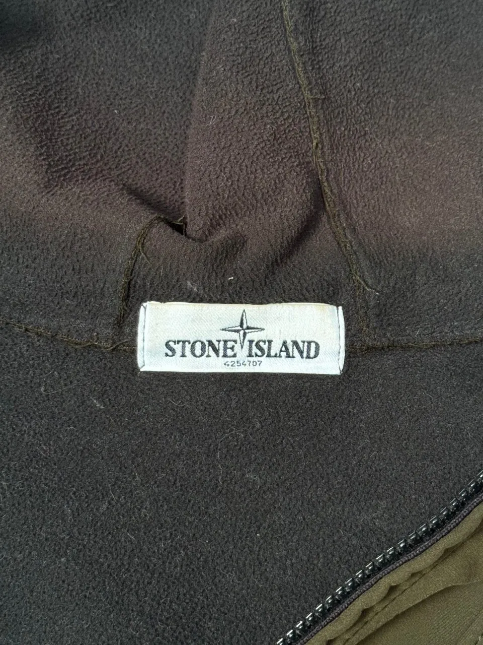 2010s Stone Island Soft Shell-R Khaki Jacket