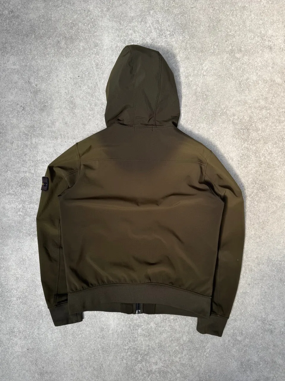 2010s Stone Island Soft Shell-R Khaki Jacket