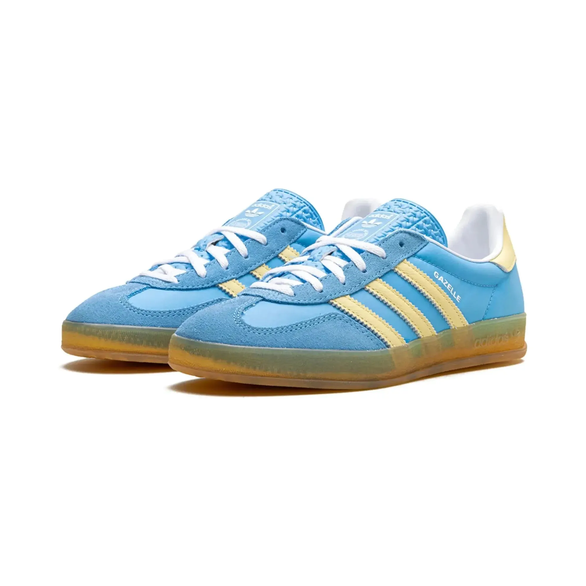 Adidas Gazelle Indoor Semi Blue Burst Almost Yellow