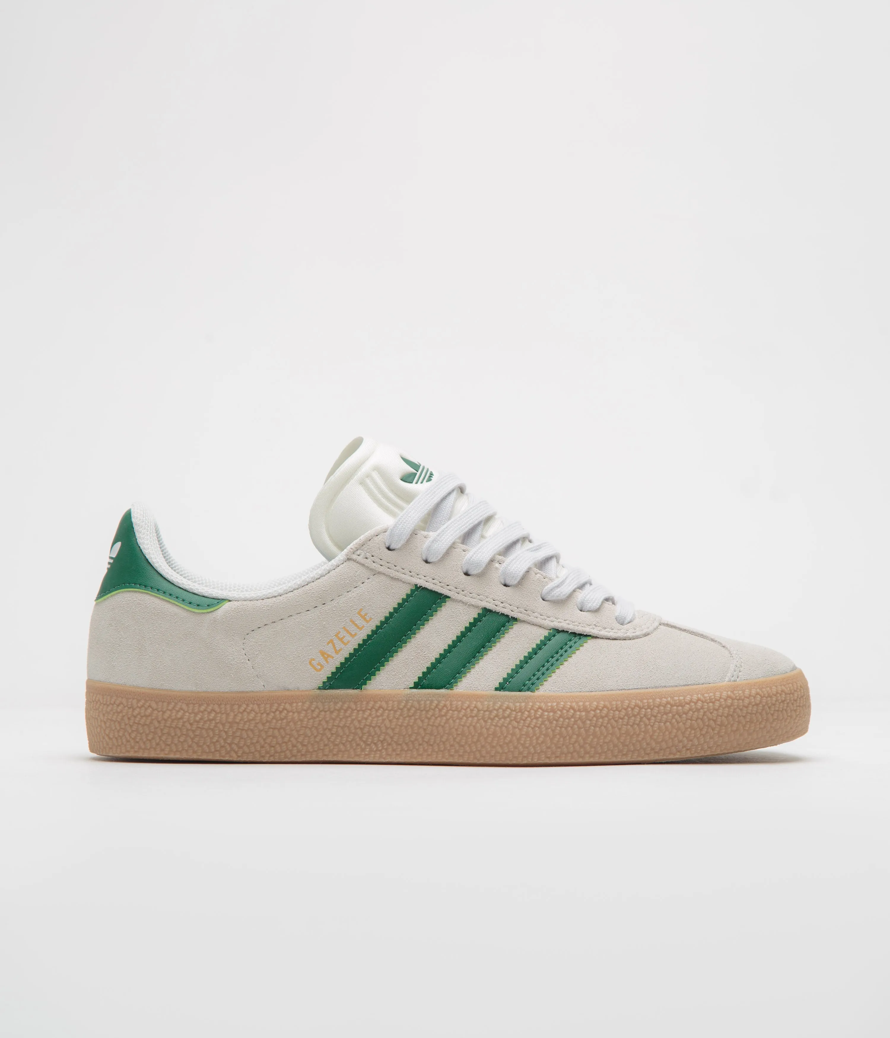 Adidas Gazelle Shoes - Crystal White / Crystal White / Gum4
