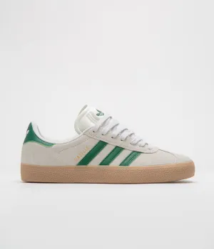 Adidas Gazelle Shoes - Crystal White / Crystal White / Gum4