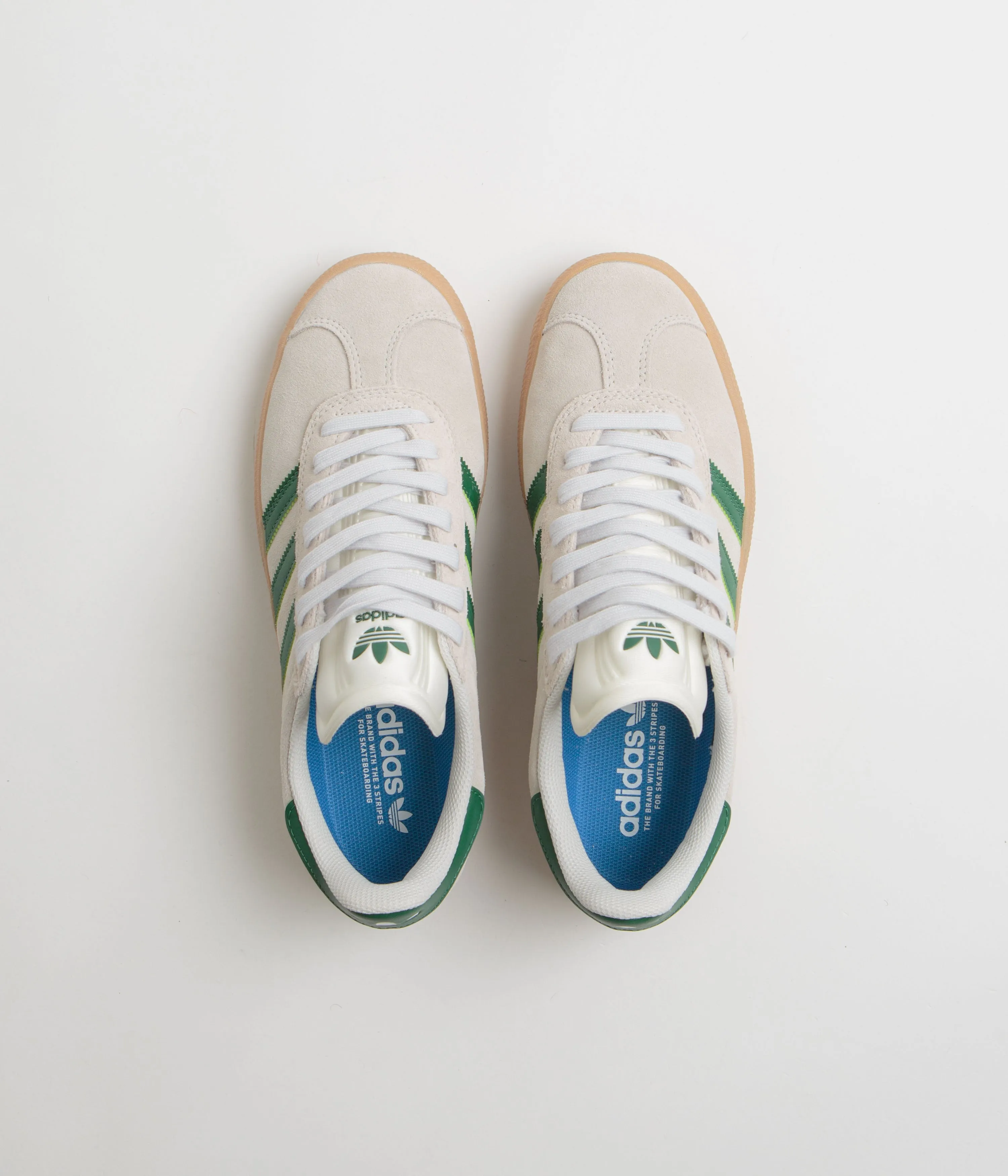 Adidas Gazelle Shoes - Crystal White / Crystal White / Gum4