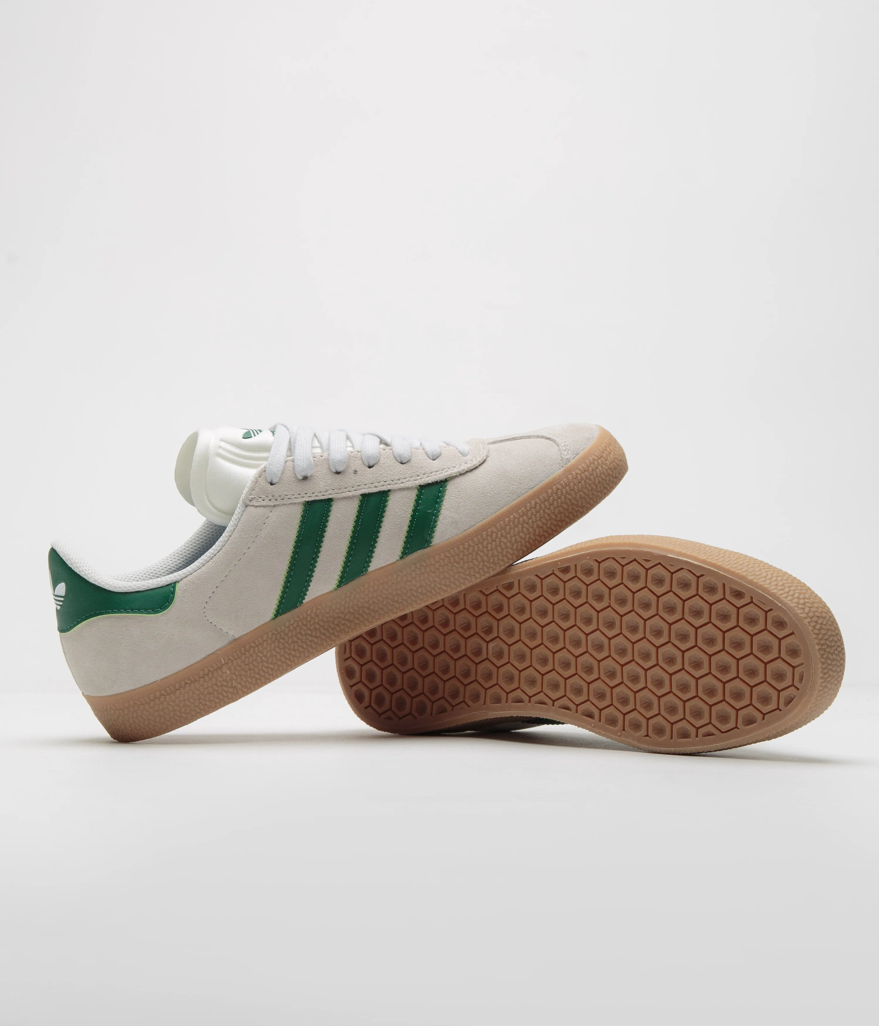 Adidas Gazelle Shoes - Crystal White / Crystal White / Gum4