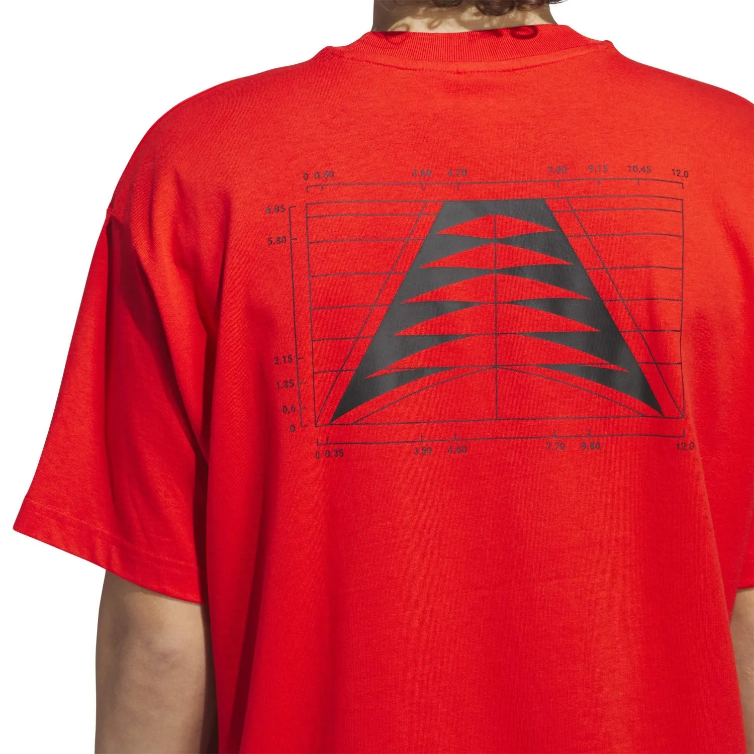 Adidas Men Anthony Edwards Graphics Tee Red JD6155