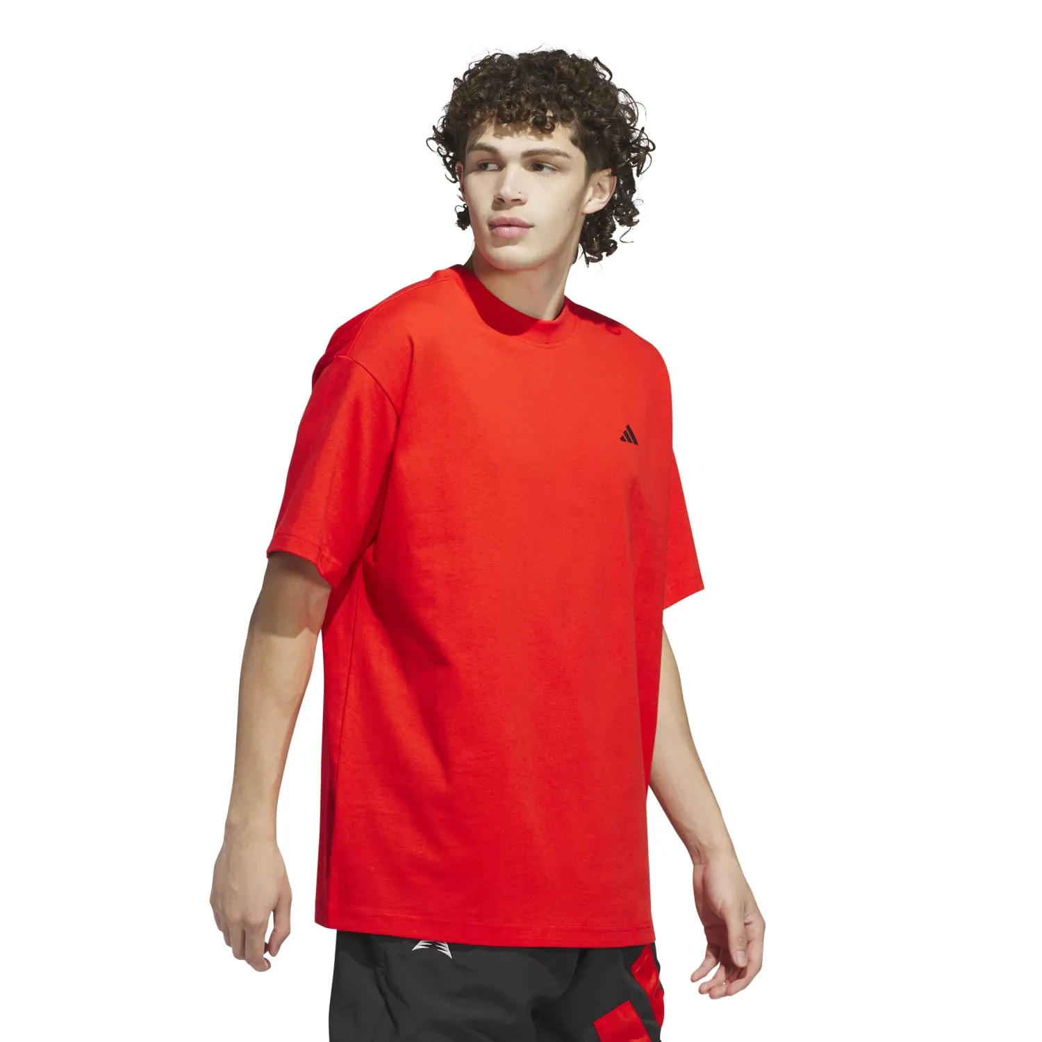 Adidas Men Anthony Edwards Graphics Tee Red JD6155