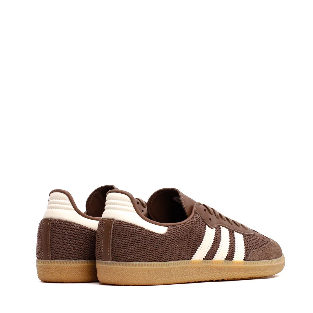 Adidas Men Samba OG Knitted Mesh Brown Gum JI3184