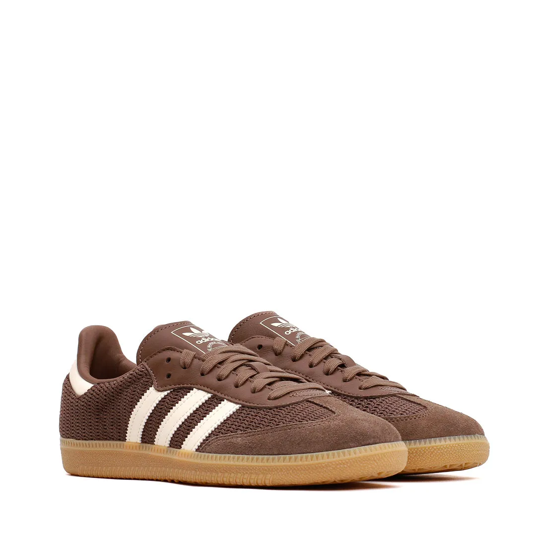 Adidas Men Samba OG Knitted Mesh Brown Gum JI3184