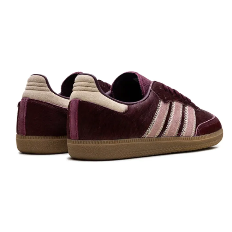 adidas Samba OG Maroon Sand Strata Pony