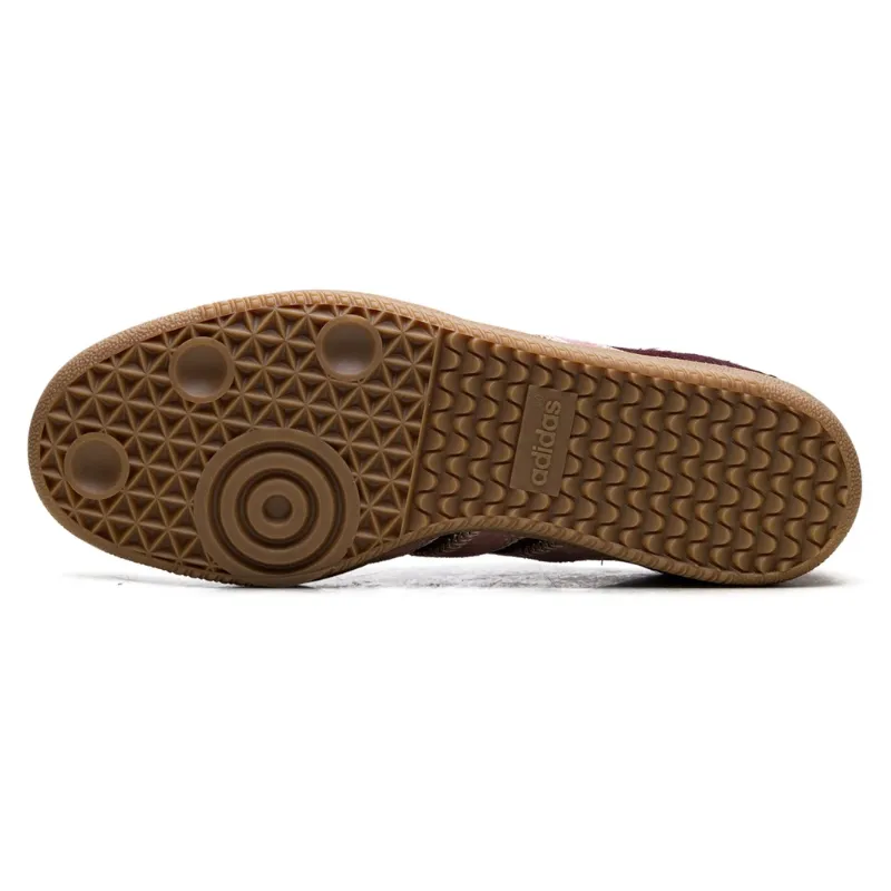 adidas Samba OG Maroon Sand Strata Pony