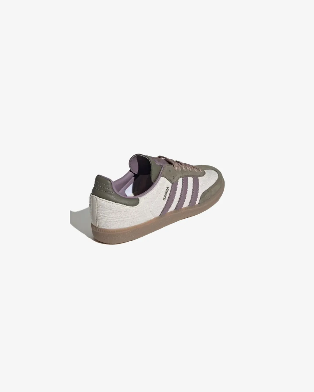 Adidas Samba OG Vintage Khaki Purple Sneakers