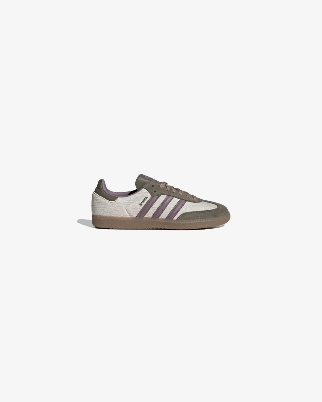 Adidas Samba OG Vintage Khaki Purple Sneakers
