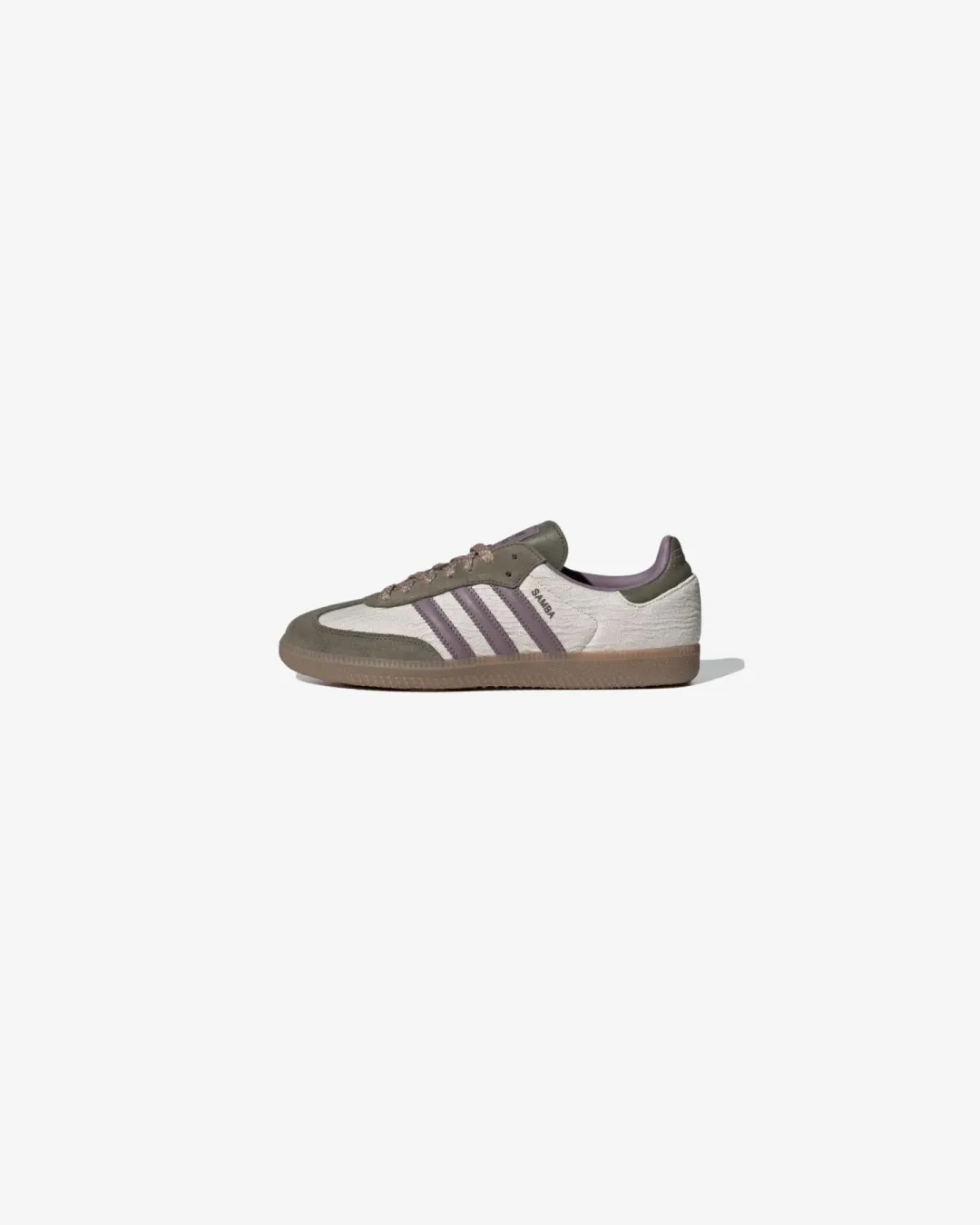 Adidas Samba OG Vintage Khaki Purple Sneakers