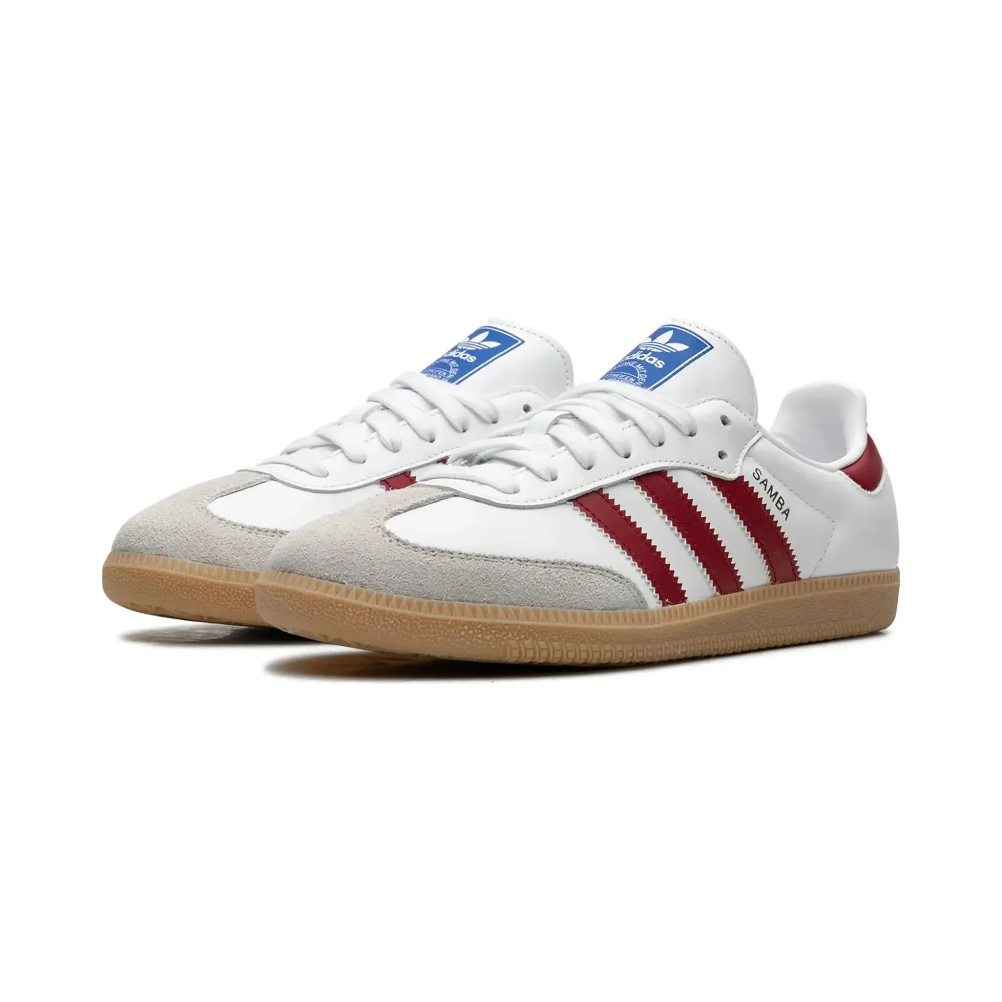 Adidas Samba OG White Burgundy Gum