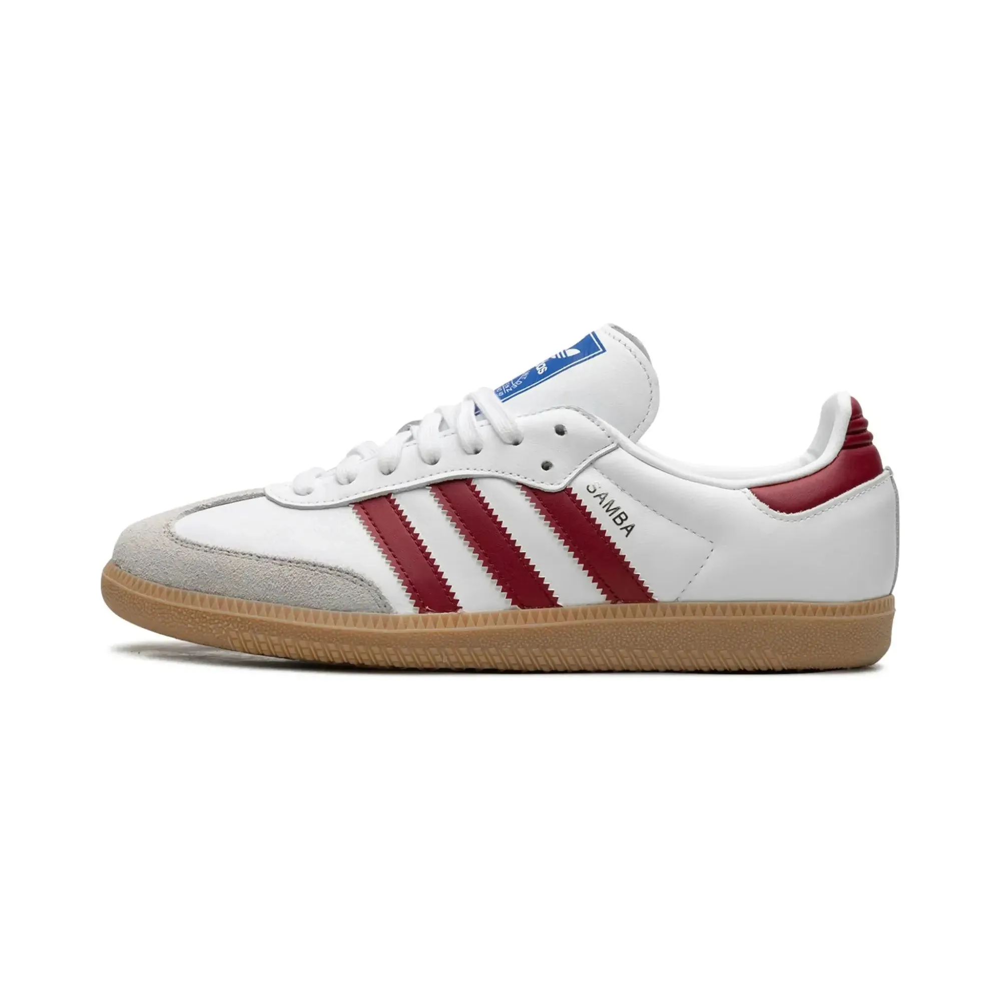 Adidas Samba OG White Burgundy Gum