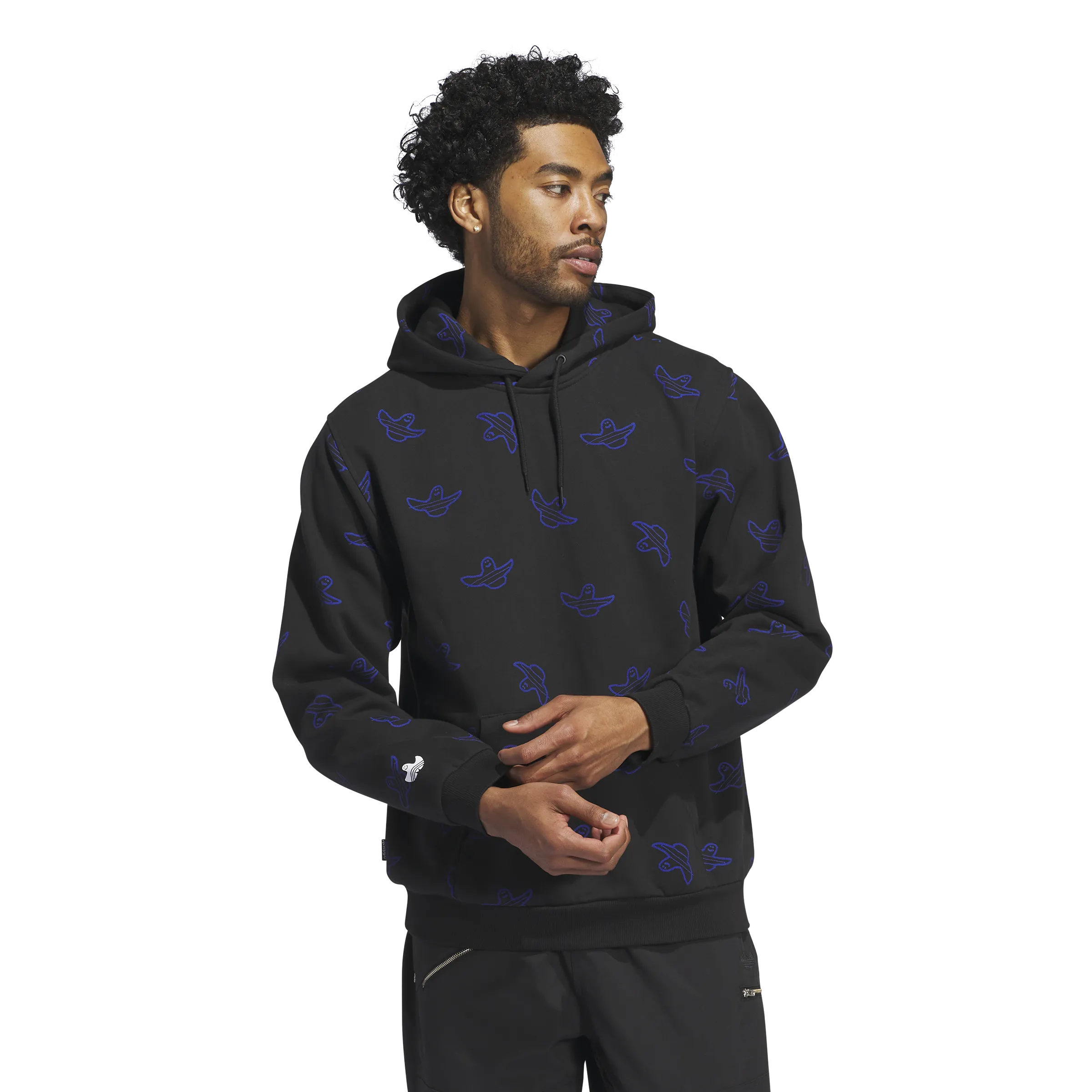 Adidas Shmoo AOP Hood Black/Royal Blue Sale