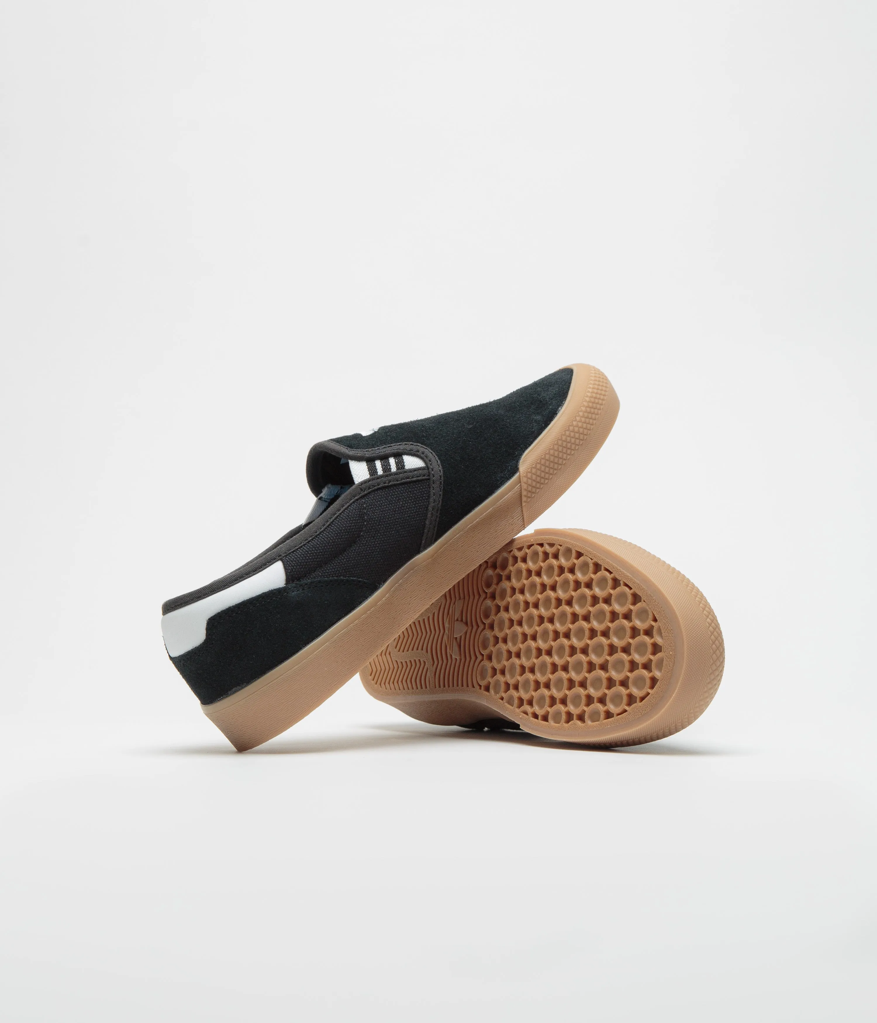 Adidas Shmoofoil Slip Shoes - Core Black / FTWR White / Gum4