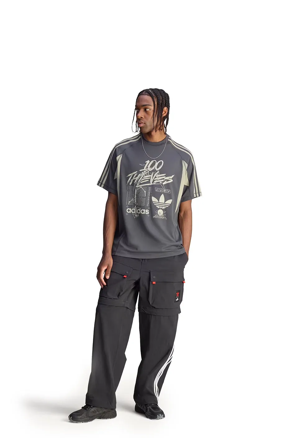 adidas x 100T Tee 'Carbon'