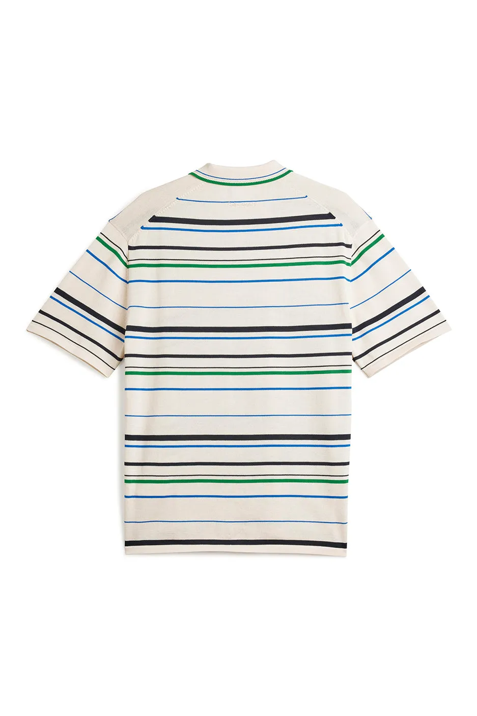 adidas x Wales Bonner Knit Polo 'Wonder White/Green/Blue Bird'