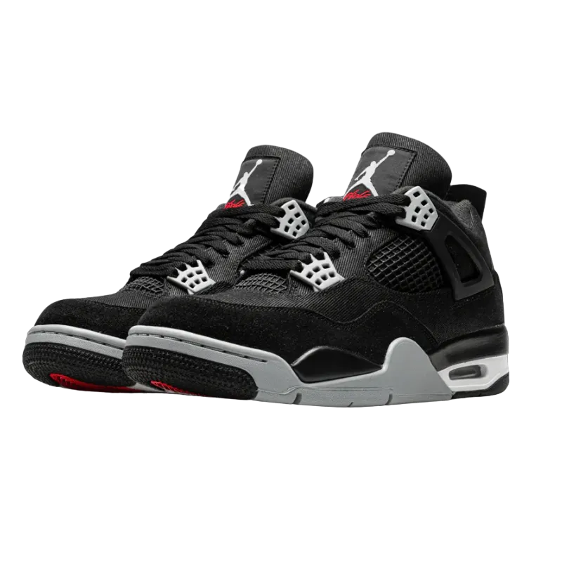 Air Jordan 4 SE Black Canvas