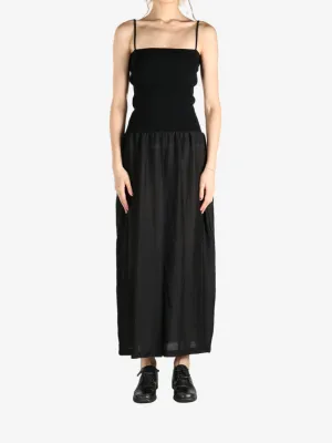 AMOMENTO - Women Silky Knit Maxi Dress
