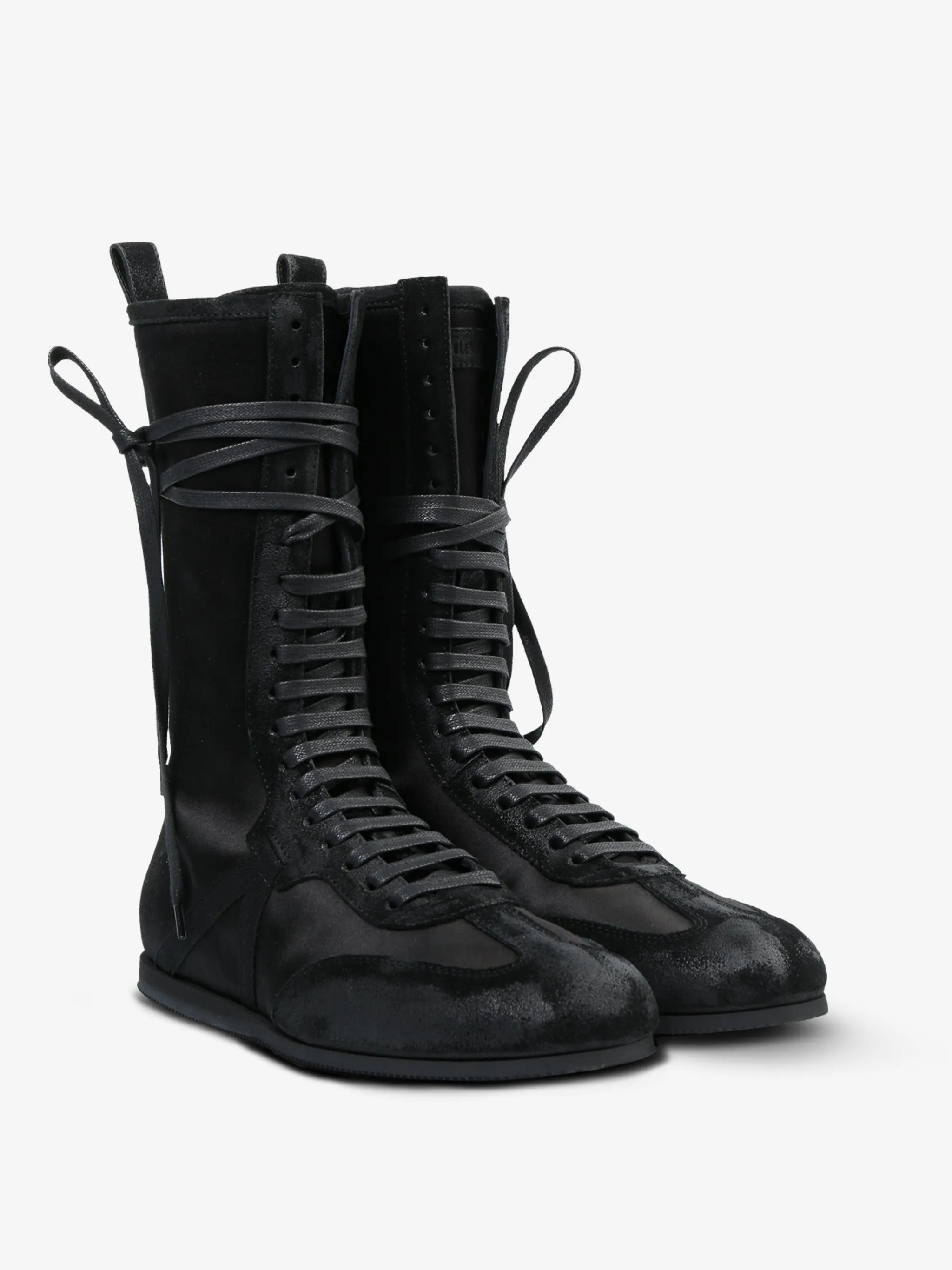 ANN DEMEULEMEESTER - Women Fides Soft High-Top Boxing Sneakers