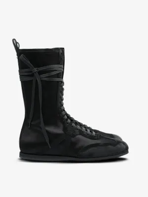 ANN DEMEULEMEESTER - Women Fides Soft High-Top Boxing Sneakers