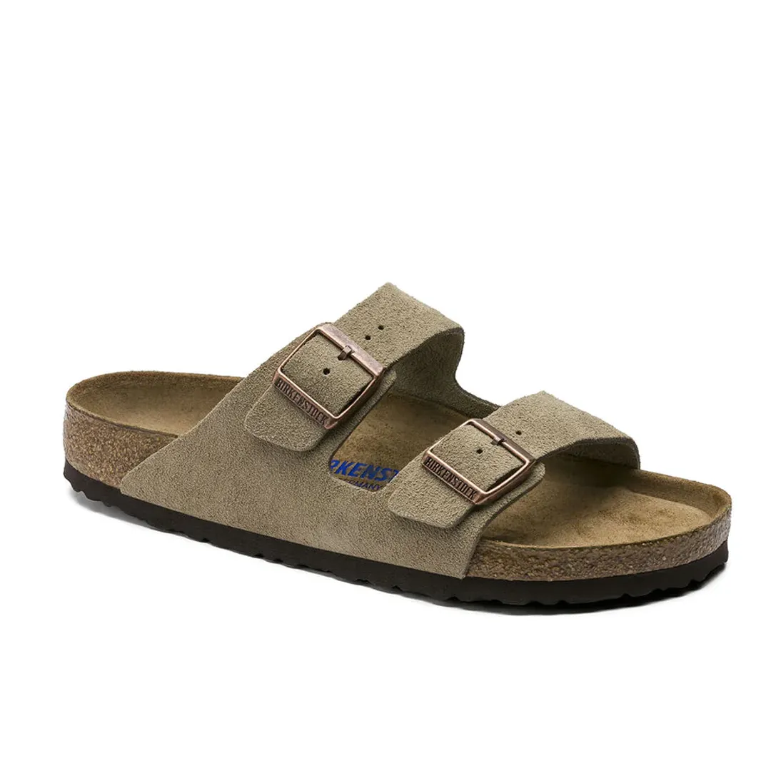 ARIZONA SOFT FOOTBED SUEDE LEATHER - TAUPE
