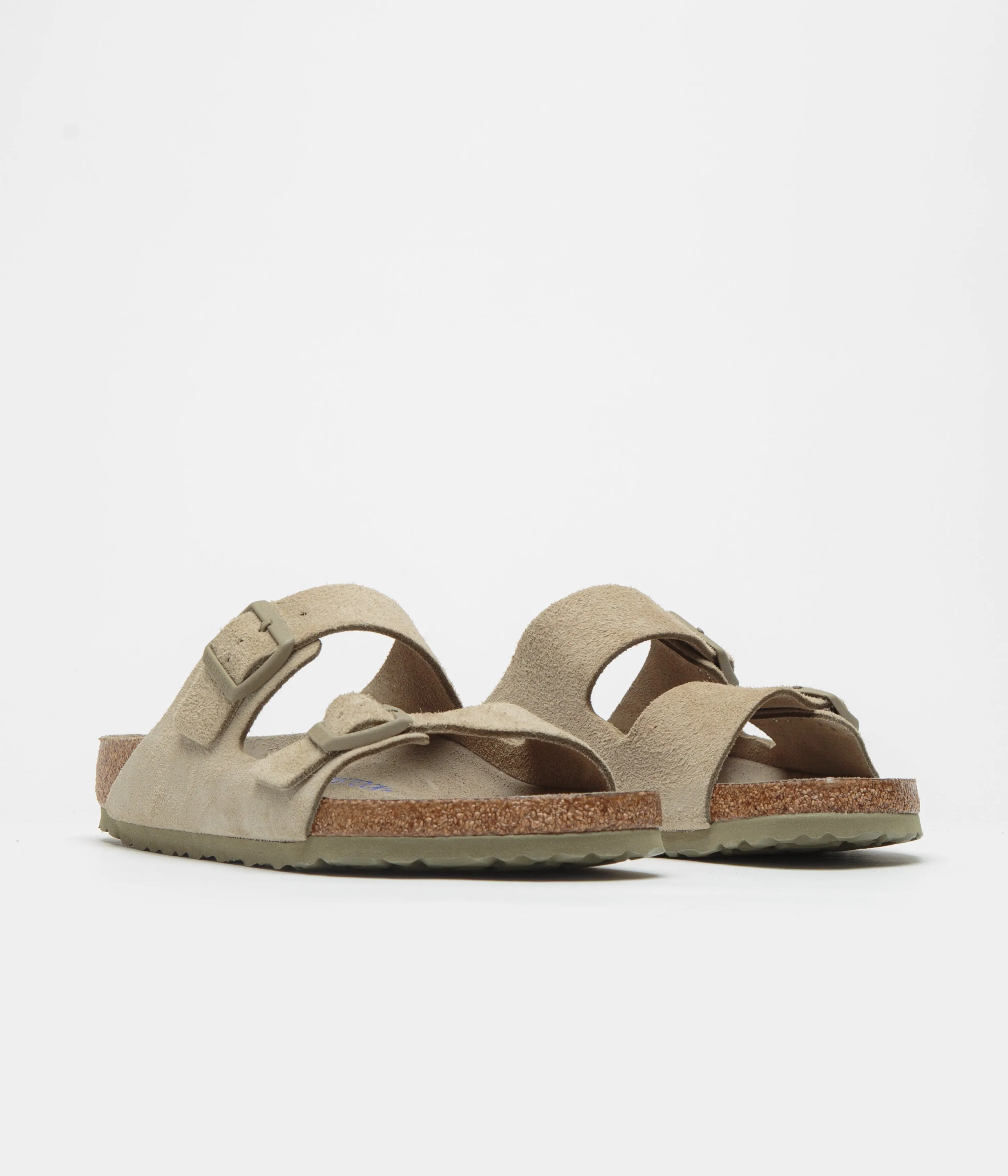 Birkenstock Arizona SFB Sandals - Faded Khaki
