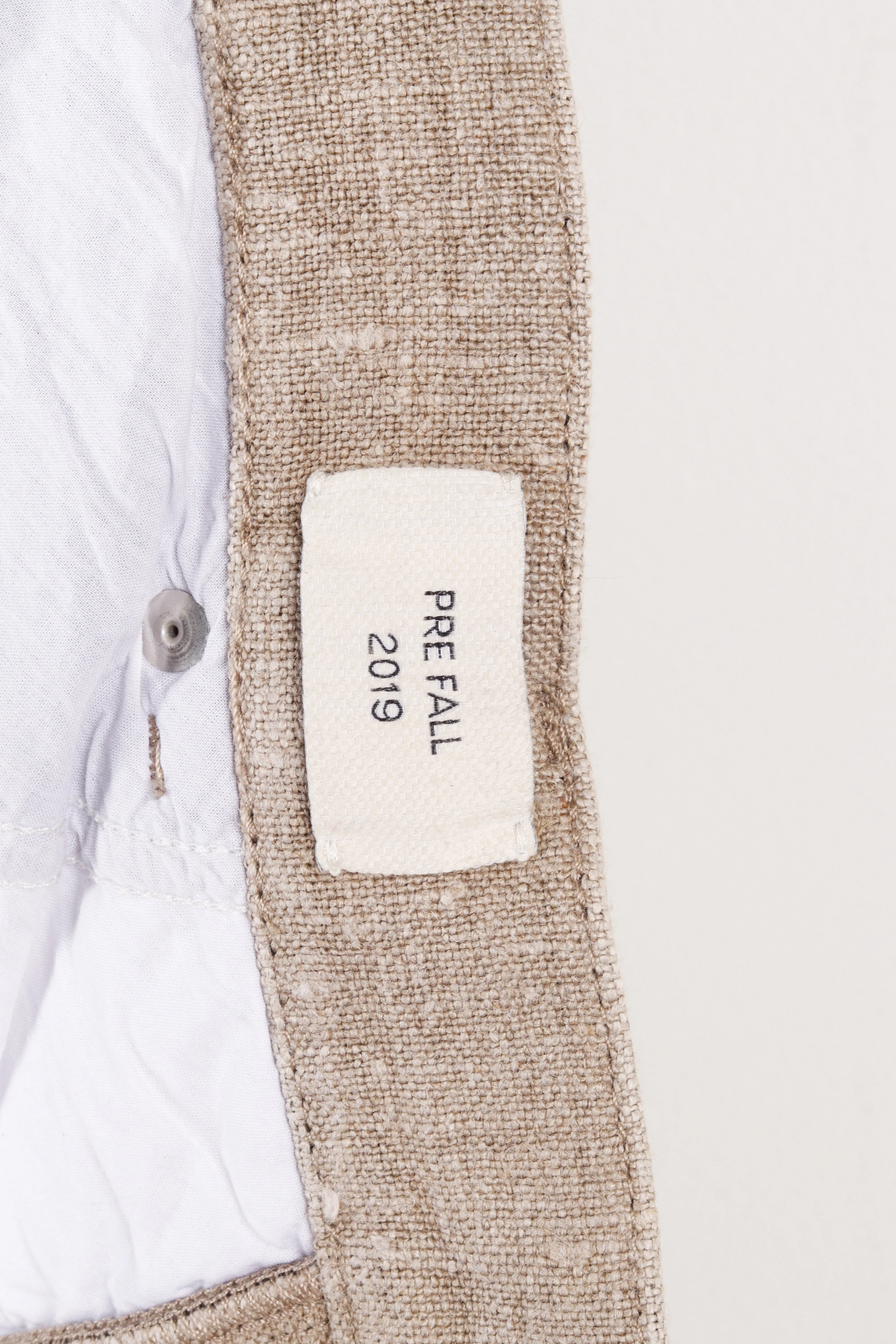 Bottega Veneta FW19 Womens 'Irish Linen' Soft Jean Carpenter Pants (2019)