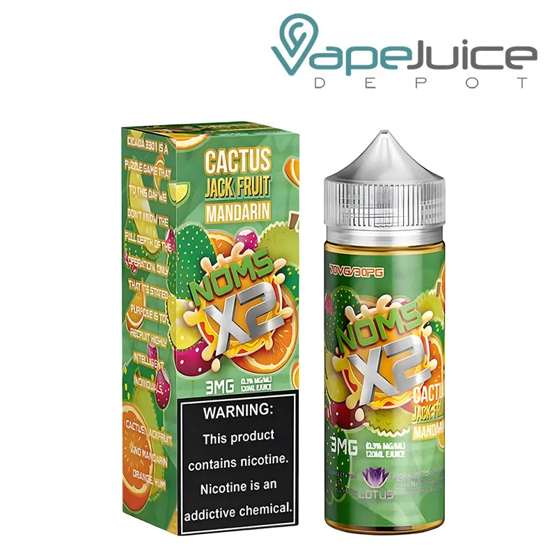 Cactus Jackfruit Mandarin NOMS X2 120ml