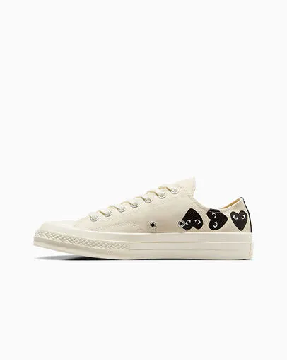 COMME DES GARCONS PLAY X CONVERSE Chuck 70 Multi Heart Low Top