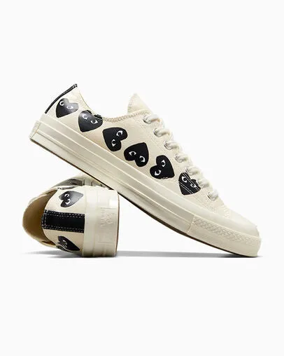 COMME DES GARCONS PLAY X CONVERSE Chuck 70 Multi Heart Low Top