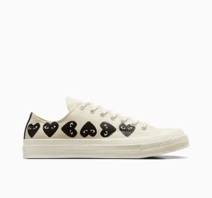 COMME DES GARCONS PLAY X CONVERSE Chuck 70 Multi Heart Low Top