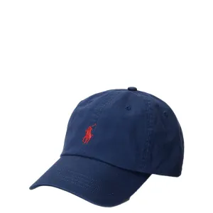 COTTON CHINO BALL CAP NAVY