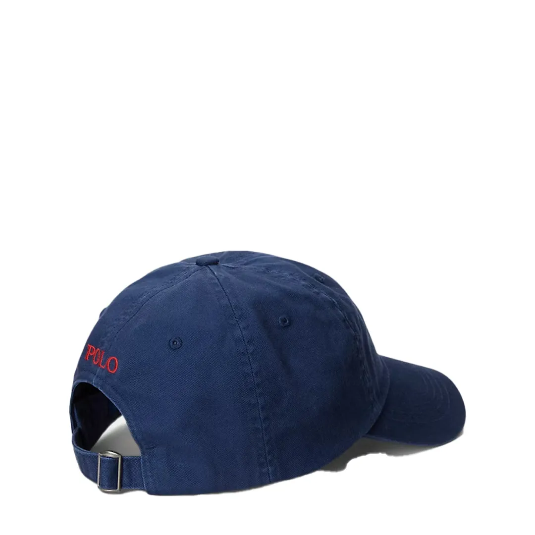 COTTON CHINO BALL CAP NAVY
