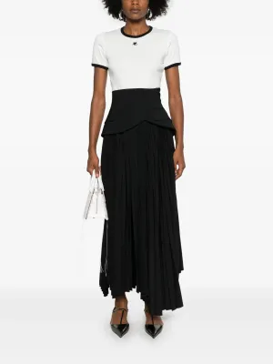 COURRGES - Women Signature Contrast T-Shirt