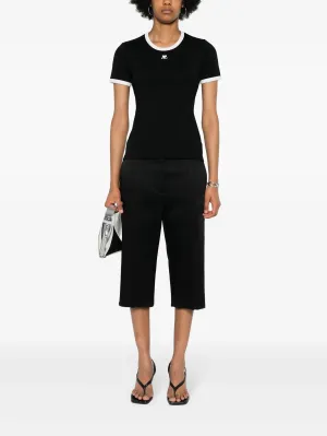 COURRGES - Women Signature Contrast T-Shirt