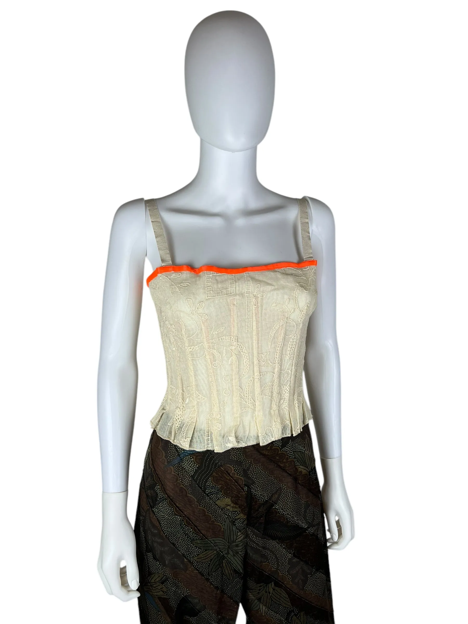 Dolce & Gabbana 2000s boned corset top