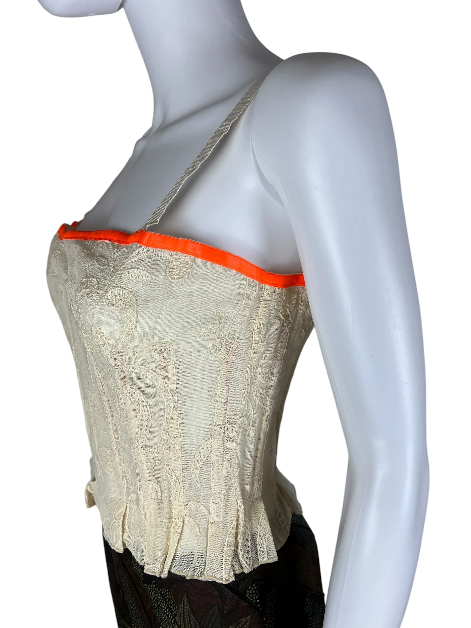 Dolce & Gabbana 2000s boned corset top