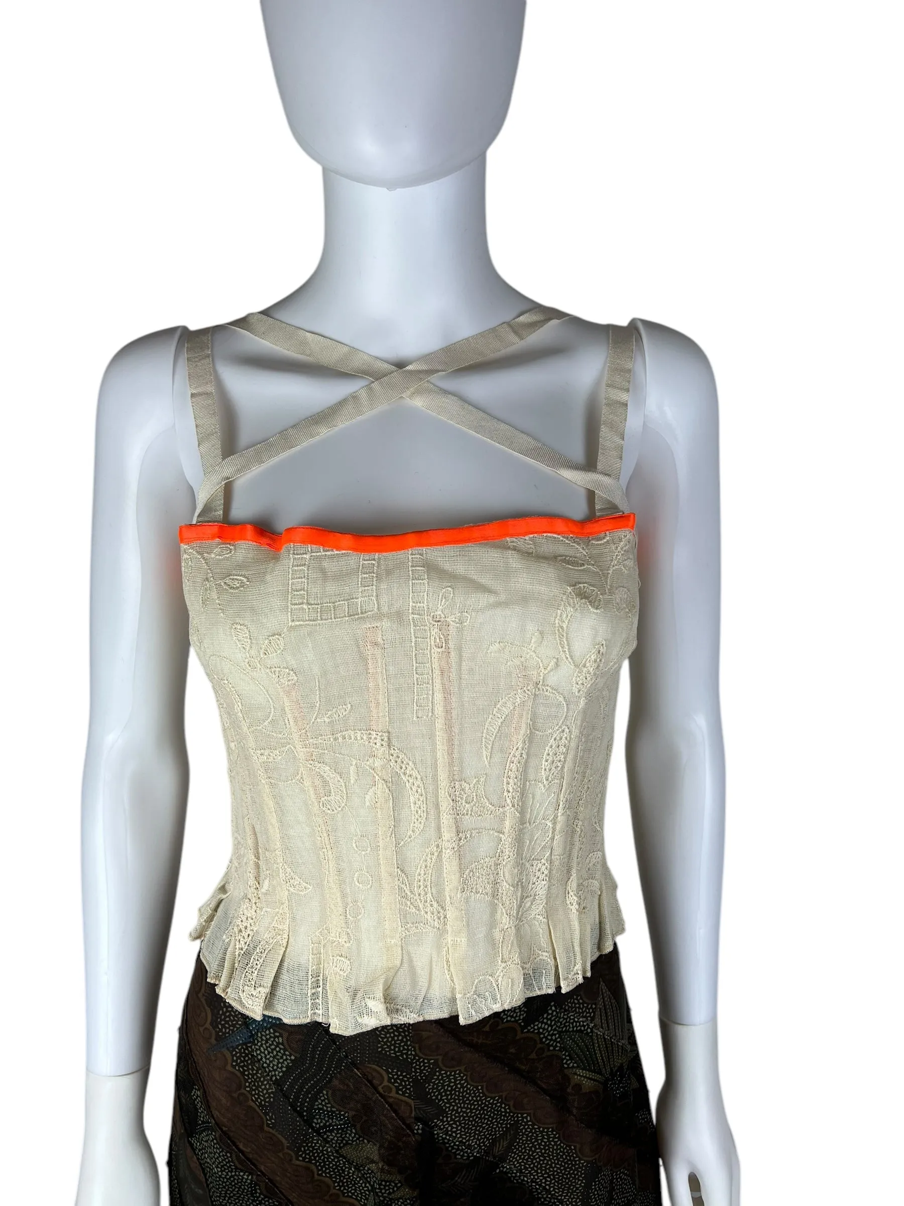 Dolce & Gabbana 2000s boned corset top