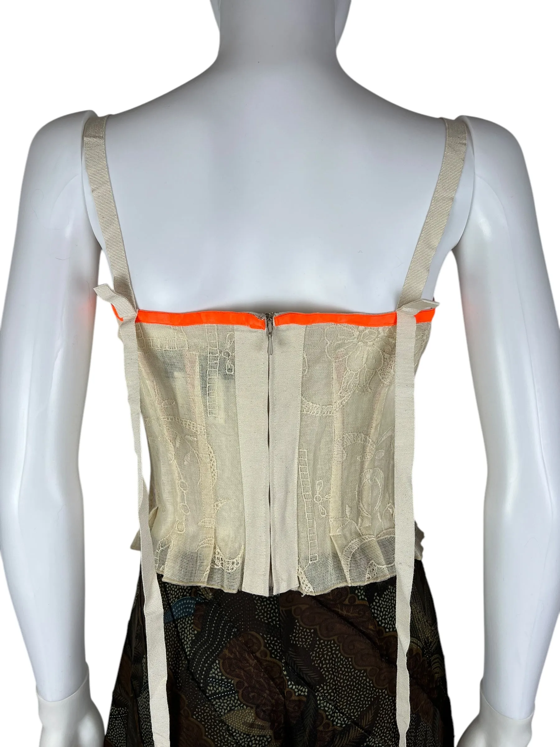 Dolce & Gabbana 2000s boned corset top