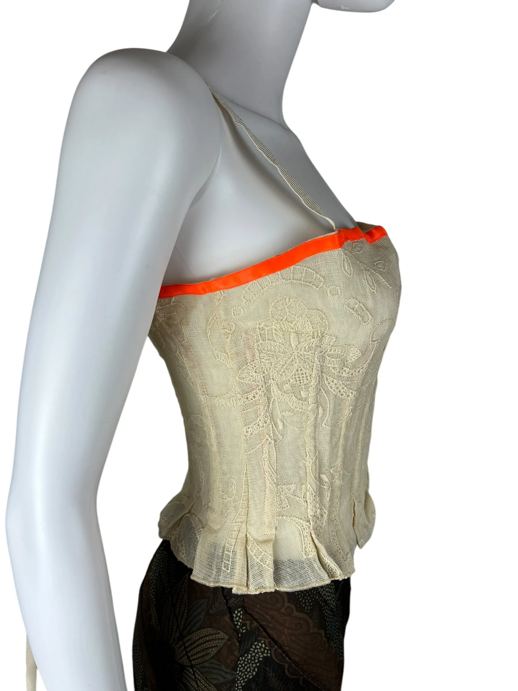 Dolce & Gabbana 2000s boned corset top