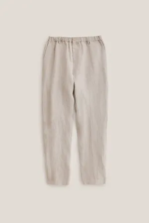 ELASTICATED WIDE TROUSERS