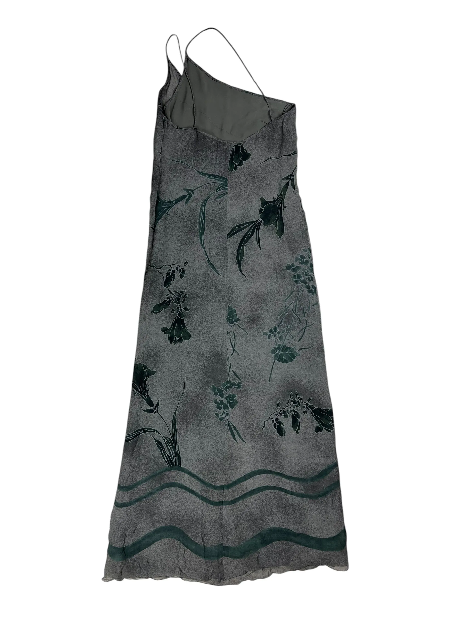 Emporio Armani 1990s asymmetric slip dress
