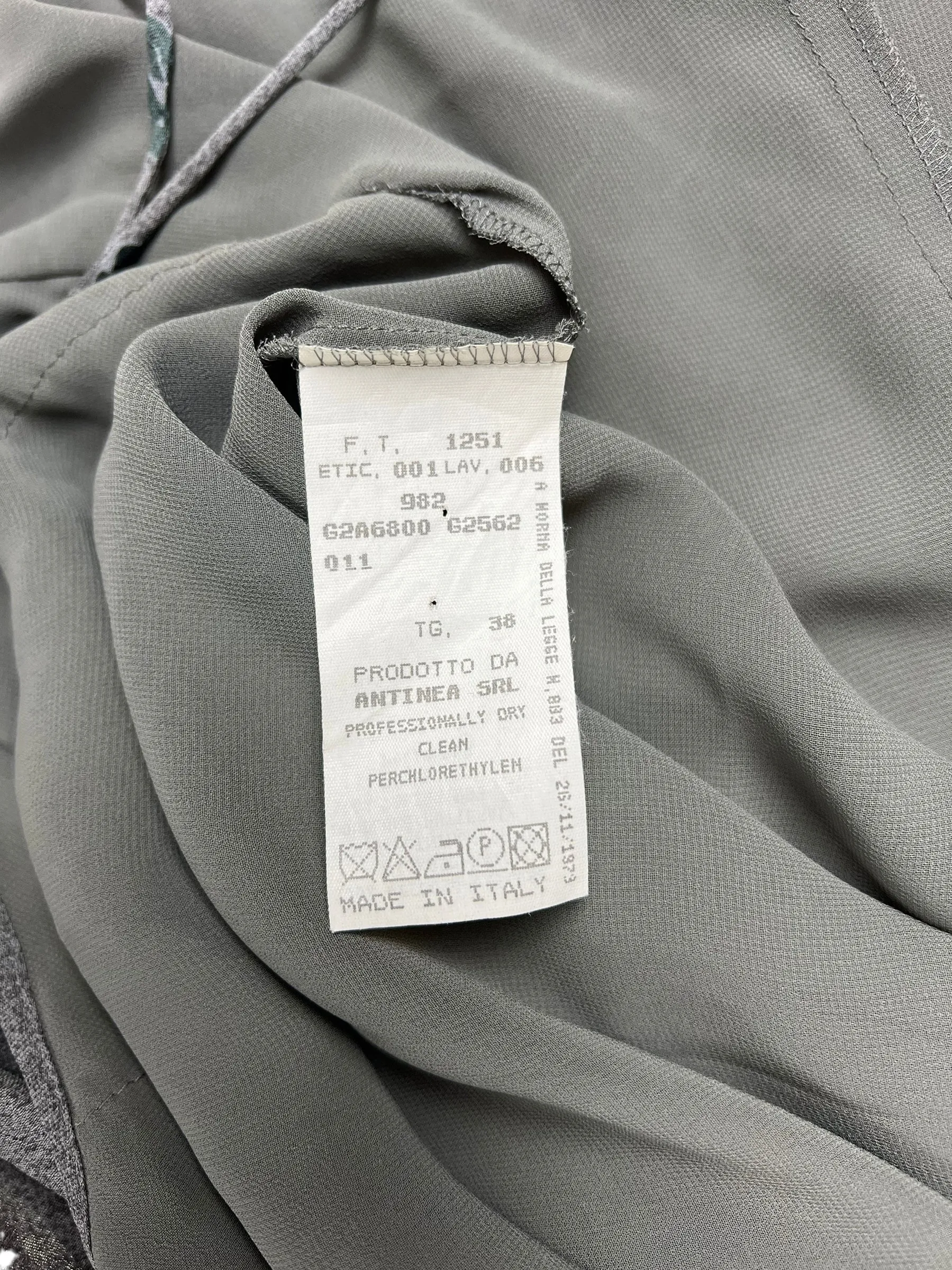 Emporio Armani 1990s asymmetric slip dress