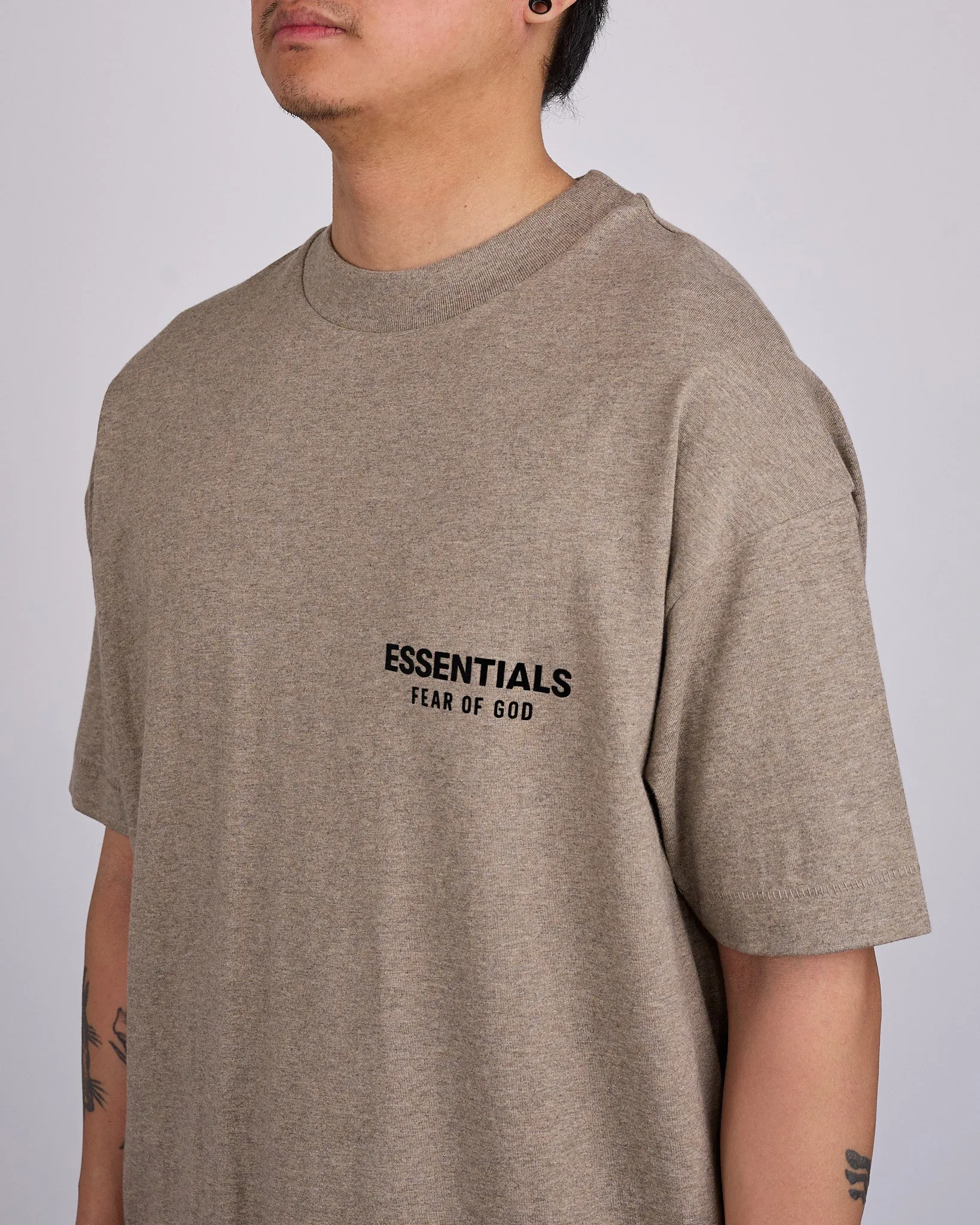 Fear of God Essentials Classic T-Shirt Bevel Homestead Heather