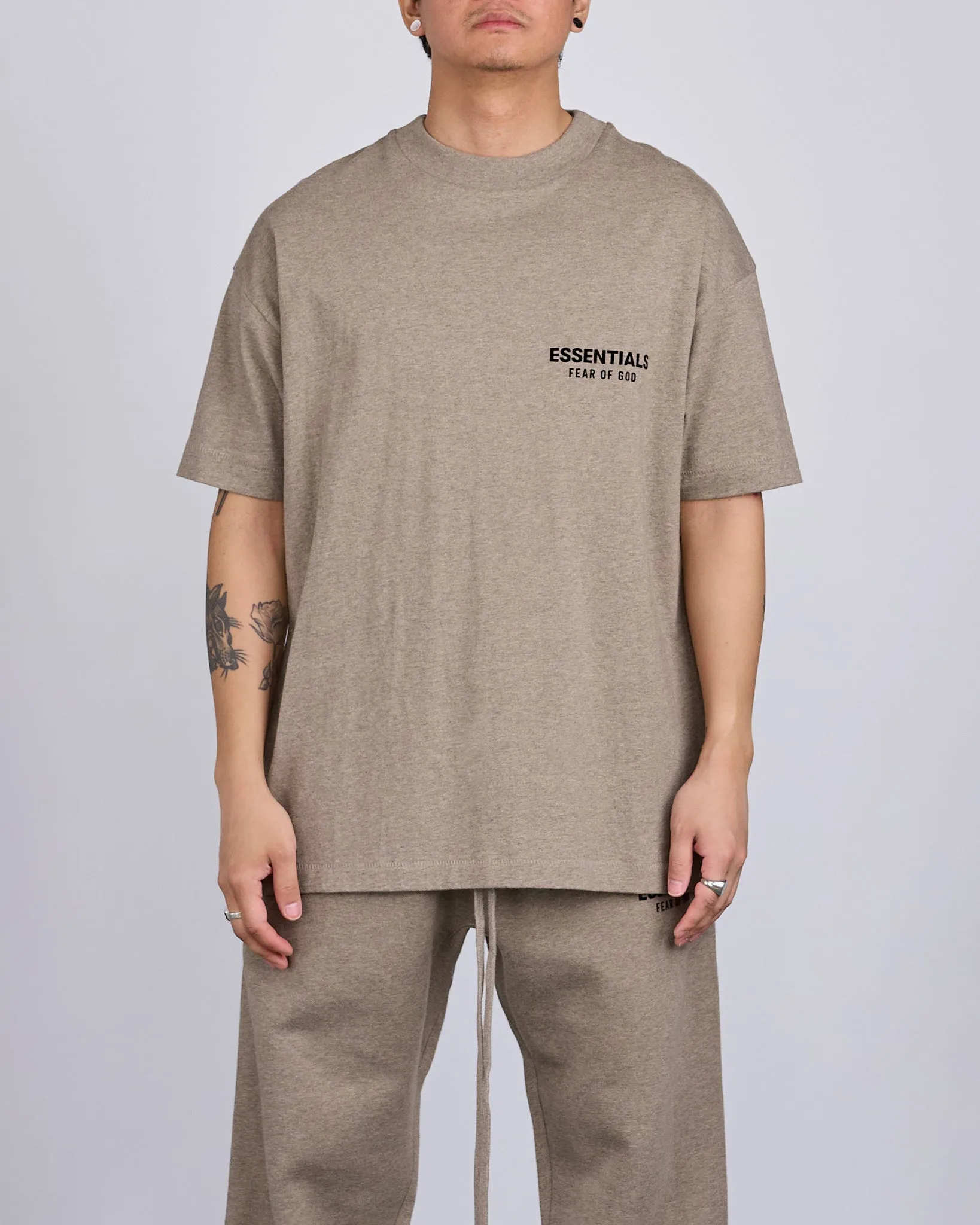 Fear of God Essentials Classic T-Shirt Bevel Homestead Heather