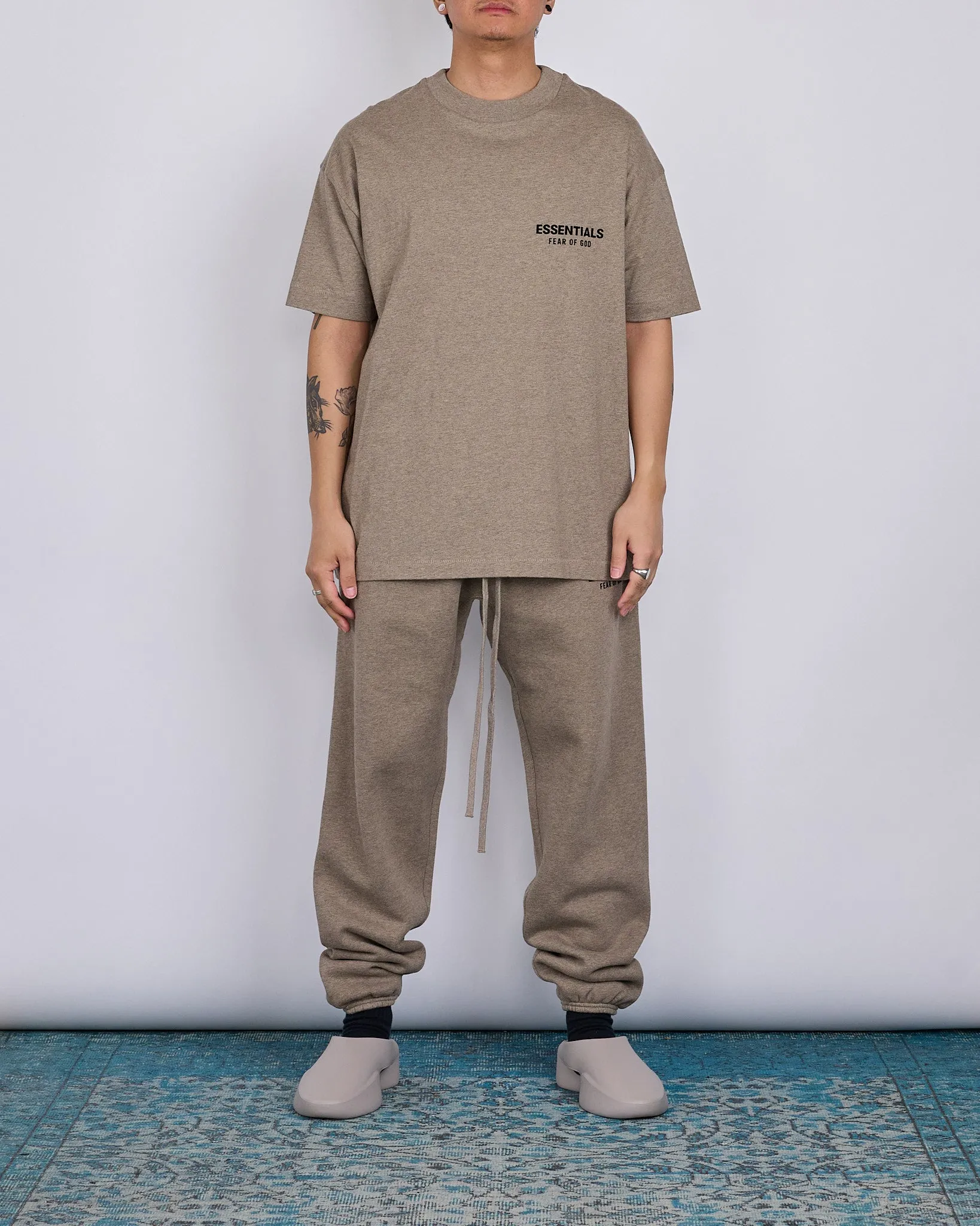 Fear of God Essentials Classic T-Shirt Bevel Homestead Heather