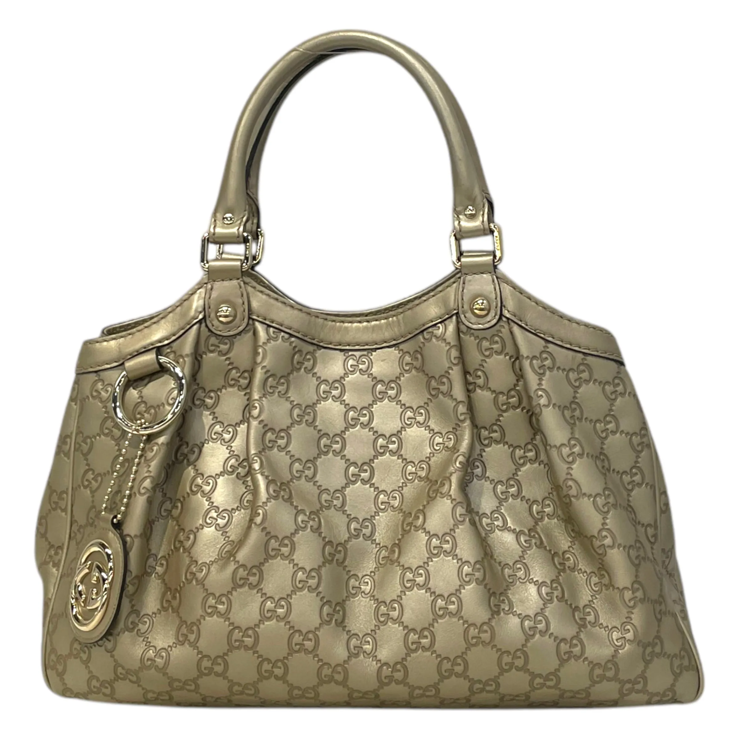 GUCCI/Hand Bag/L/Monogram/MLT/GG Signature Sukey