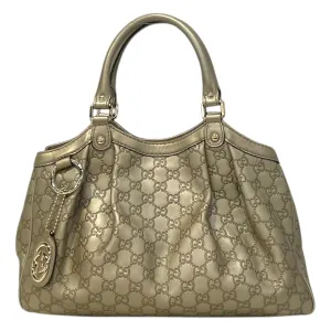 GUCCI/Hand Bag/L/Monogram/MLT/GG Signature Sukey